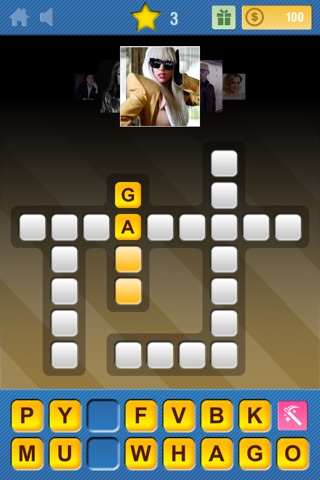 Crosswords & Pics - Celebrities Edition screenshot 2