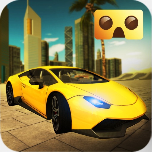 VR Car Driving Simulator : VR Game for Google Cardboard Icon