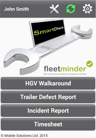 Fleetminder SmartCheck screenshot 2