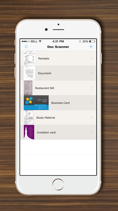 DocScanner - Scan Documents, Receipts, Biz Cards Screenshot 2