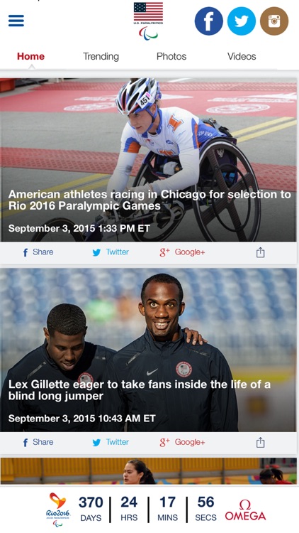 U.S. Paralympics App
