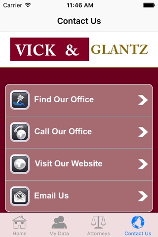 Injury Help App by Vick & Glantz, LLP. screenshot 3