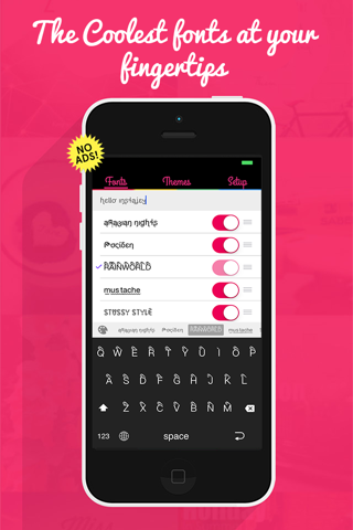 Best Font Changer - Now With Cool Fonts & Custom Designed Keyboards Themes! screenshot 2