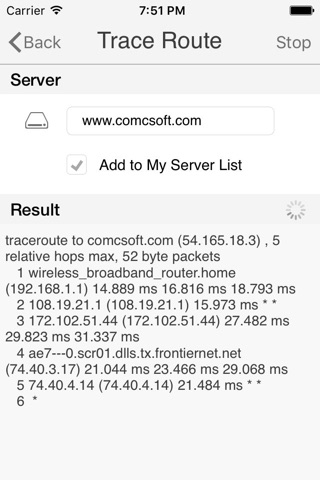 iNetTools - Ping,DNS,Port Scan screenshot 3