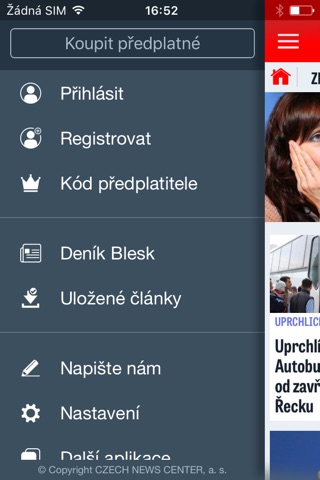 Blesk screenshot 2