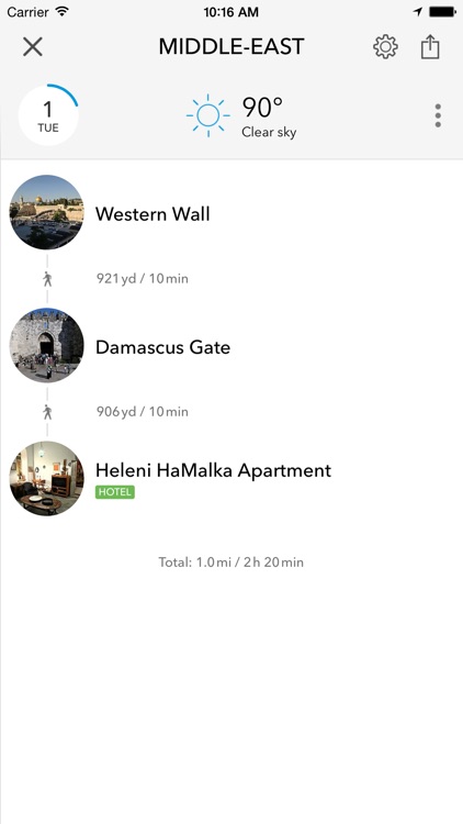 Middle East Trip Planner, Travel Guide & Offline City Map for Istanbul, Jerusalem or Tel Aviv screenshot-3