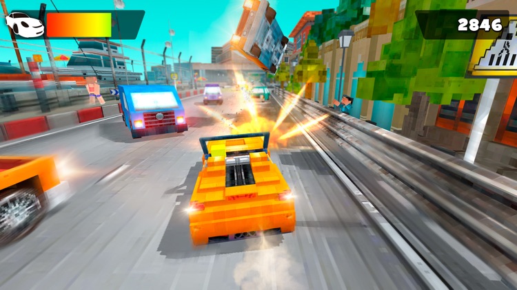 Mine Mini Car Driving Survival Game For Free screenshot-4