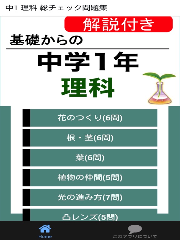 Telecharger 中1 理科 総チェック問題集 中学理科 定期テスト高校受験 Pour Iphone Ipad Sur L App Store Education