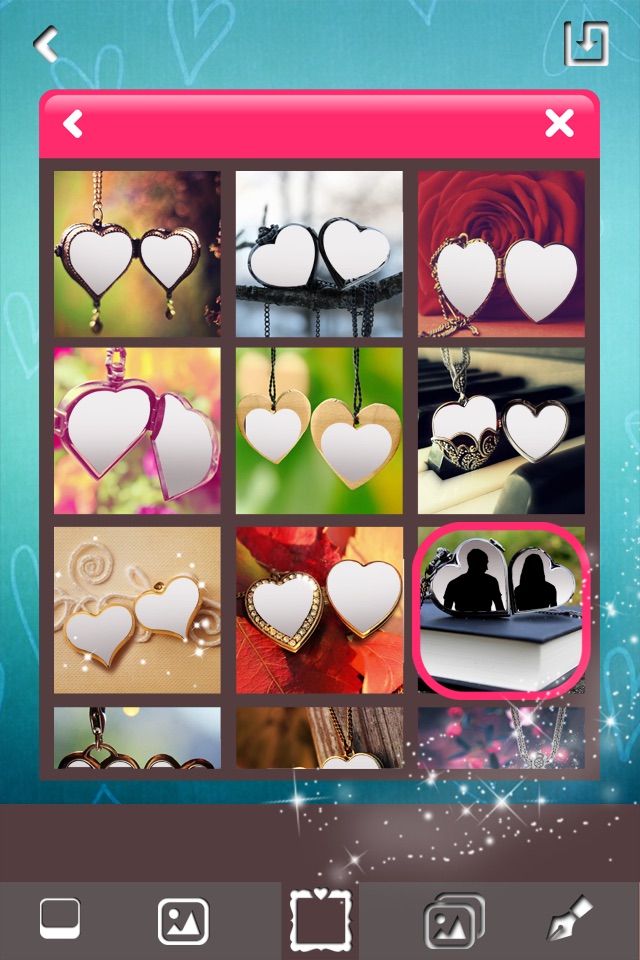 Locket Frames for Love Pics – Filter Your Romantic Photos and Add Sweet Stickers on Virtual Jewelry screenshot 4