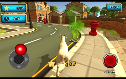 Frenzy Wild Goat Sim Rampage 3D screenshot 3