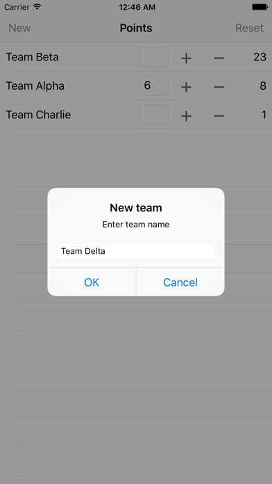 How to cancel & delete Points - Scoresheet from iphone & ipad 3