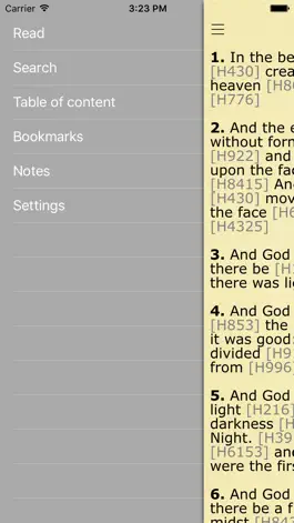 Game screenshot KJV Bible with Strong's (King James Version) apk