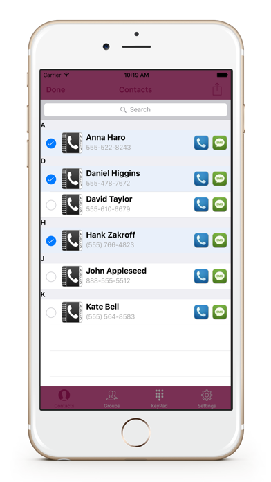 Asktocall - Smart Contacts Manager Screenshot 1