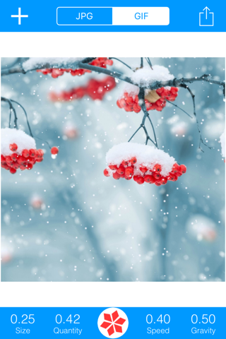 Snowing: GIF&JPG screenshot 3