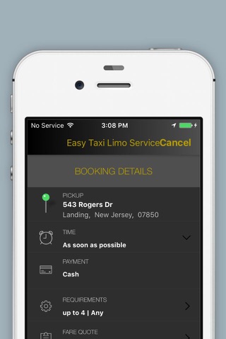 Easy Taxi Limo Service screenshot 4