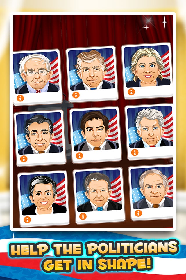 Election Fat to Fit Gym - fun run jump-ing on 2016 games with Bernie, the Donald Trump & Clinton! screenshot 2