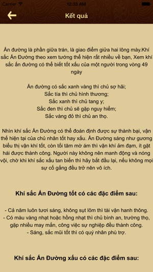 Khí Sắc Ấn Đường