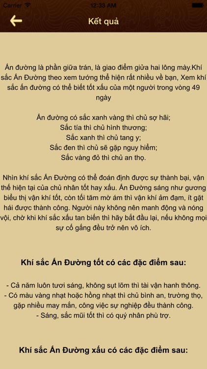 Khí Sắc Ấn Đường