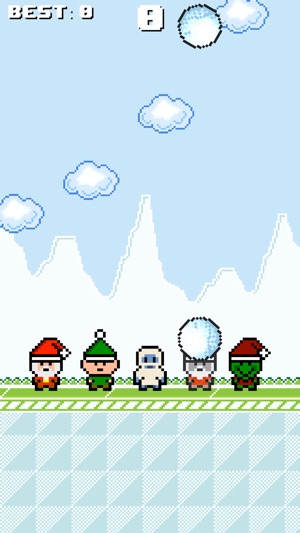 Snowball Fall - Falling Snow Fight Games with Frozen Snowman(圖2)-速報App