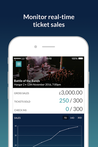Line-Up Check-In - Manage check-in, your guest list, ticket sales and events screenshot 2