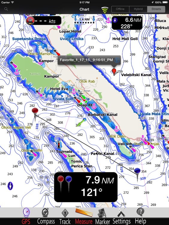 Croatia GPS Nautical Chart Pro