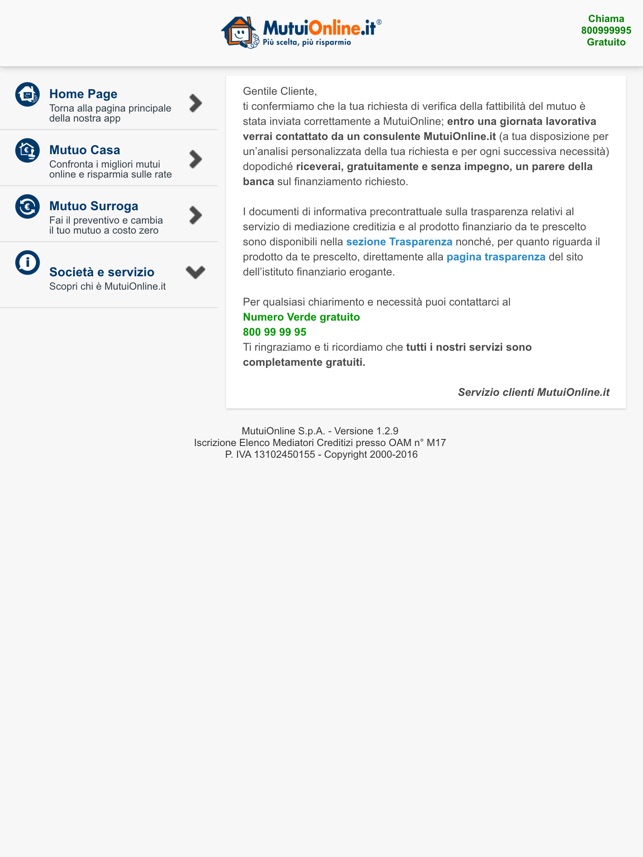 Mutuionline su app store Migliori mutui surroga