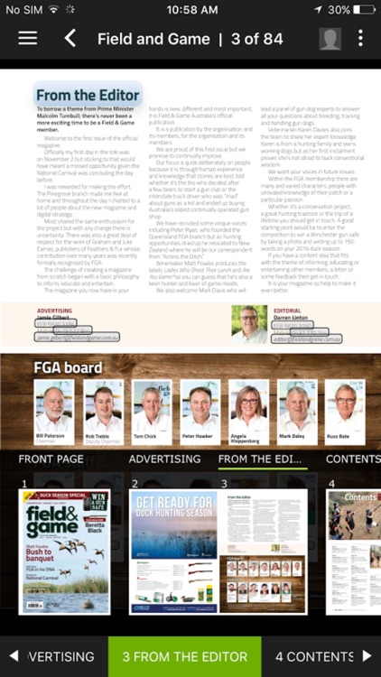 Field and Game Magazine