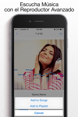 iMusic - Mp3 Music Player & Playlist Manager & Unlimited Media Streamer screenshot 2