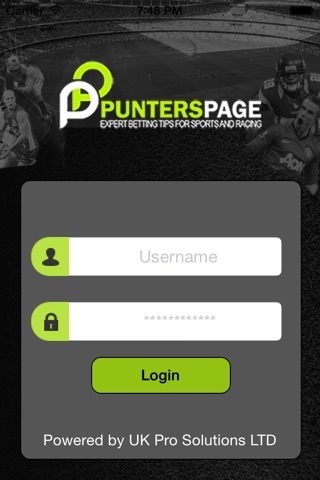 Punters Page screenshot 4