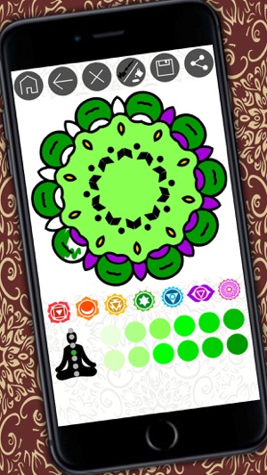 秘密花园曼陀罗涂色本 –休闲放松减压填色小游戏(圖2)-速報App