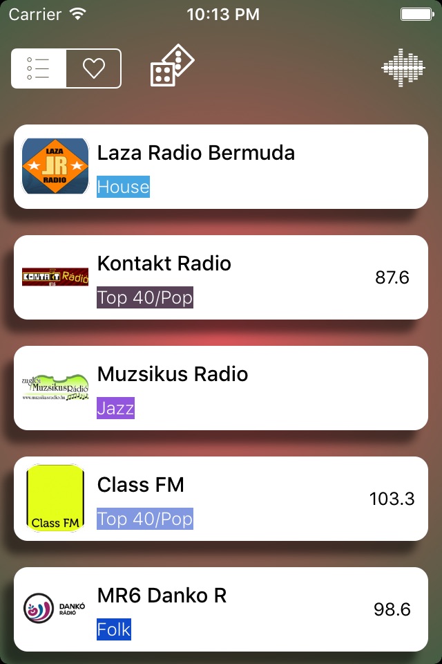 Hazai Rádiók - Magyar Rádiók - Hungary Radio Live Player (Hungarian, Magyarország rádió , Magyar) screenshot 3