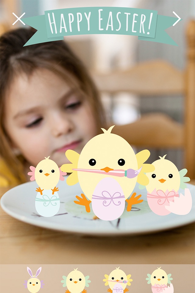 Happy Easter - Easter Celebration Everyday FREE Photo Stickers screenshot 2