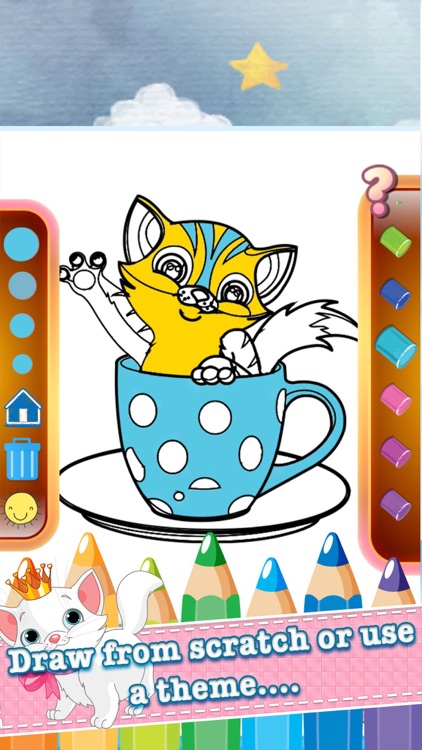 cat coloring book educational games third grade