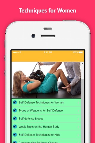 Self Defense - Techniques for Women screenshot 4