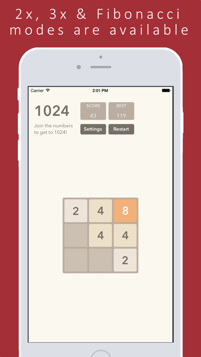 How to cancel & delete 2048 + Fibonacci from iphone & ipad 3