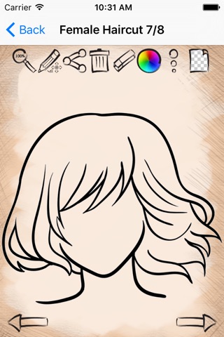 Drawing Hairstyles And Hairdo screenshot 4