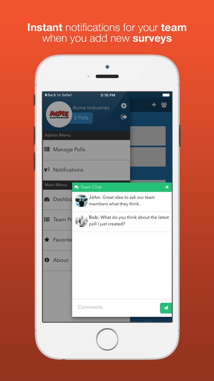 PollSee - Team Based Surveys and Polls screenshot-4