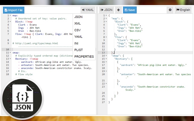 Jet Format Transfer (converter JSON XML 