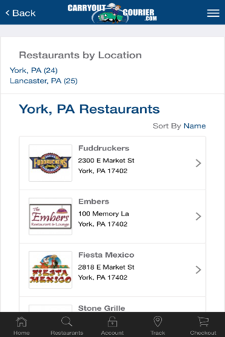 Carryout Courier-Food Delivery screenshot 2