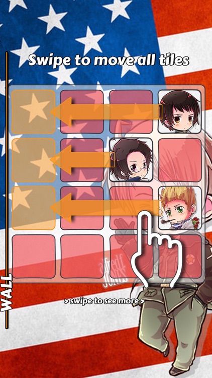 2048 PUZZLE " Hetalia " Edition Anime Logic Game Character.s