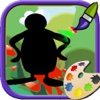 Coloring Game For Kids Pingu And Pinga Edition