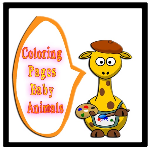 Coloring Pages Baby Animals For Kids Icon