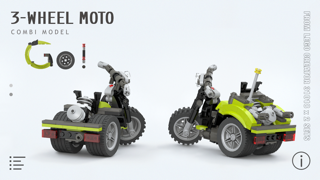 How to cancel & delete 3-Wheel Moto for LEGO Creator 31018 x 2 Sets - Building Instructions from iphone & ipad 1