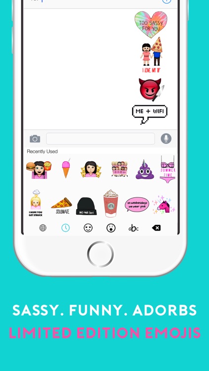 Sassmoji Pro - Sassy Emoji Keyboard For Bae BFF stickers texting!
