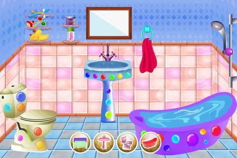 Bathroom Cleaning games for girls and kids screenshot 3