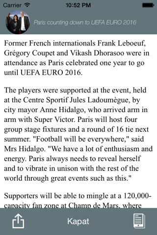 GreatApp - "for UEFA News" screenshot 3