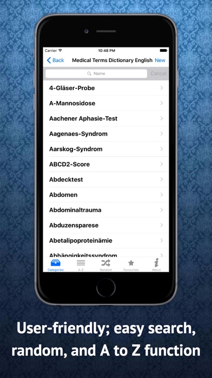 Medical Terms Dictionary German