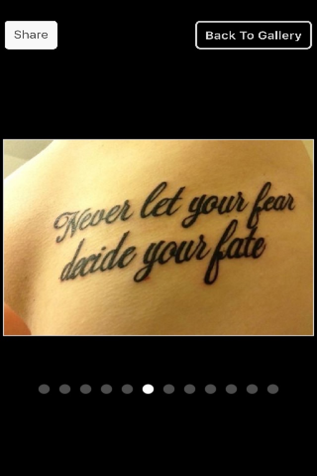 Tattoo Quotes screenshot 3