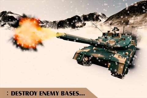 Snow Monster Tank War Battlefield 2016 – Defender of the Homeland screenshot 4