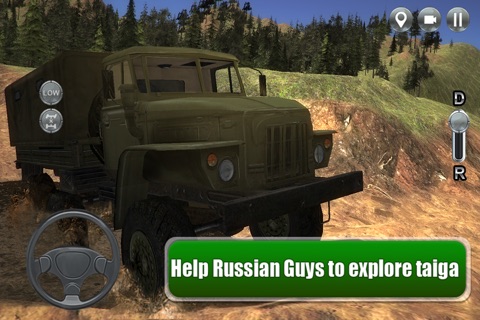 Russian Offroad Jeep Simulator - Drive your SUV in Russian Taiga! screenshot 4